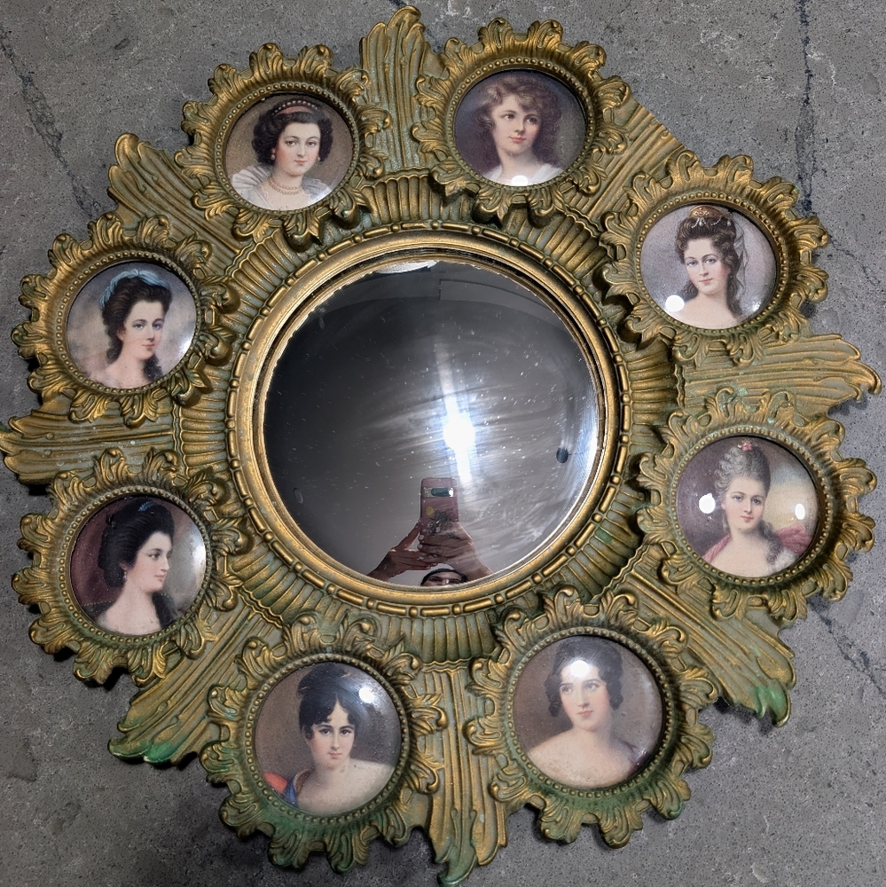 Rare Vintage Cameo Creations Mirror